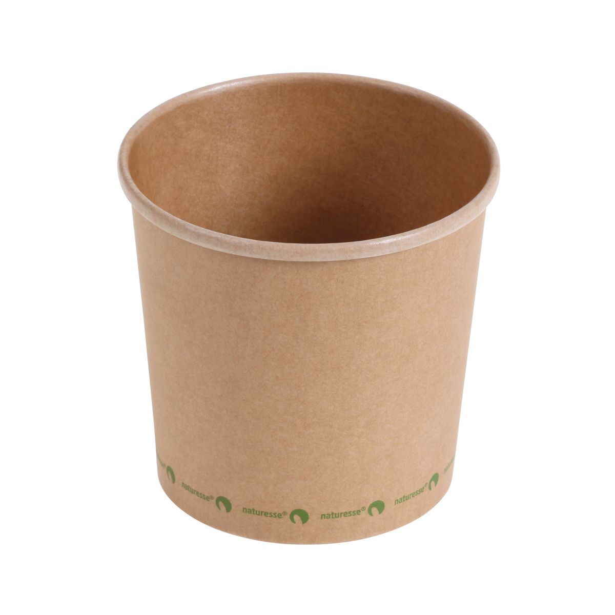 naturesse Suppenbecher Kraft/PLA 780 ml, 11.8x11 cm (ØxH); braun; 375 Stück / Pack