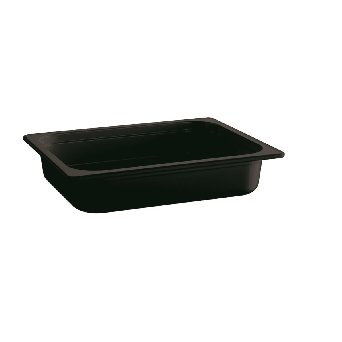 APS GN 1/2 Behälter ECO LINE, Melamin GN 1/2, 3.4 l, 26.5x6.5 cm (BxT); schwarz