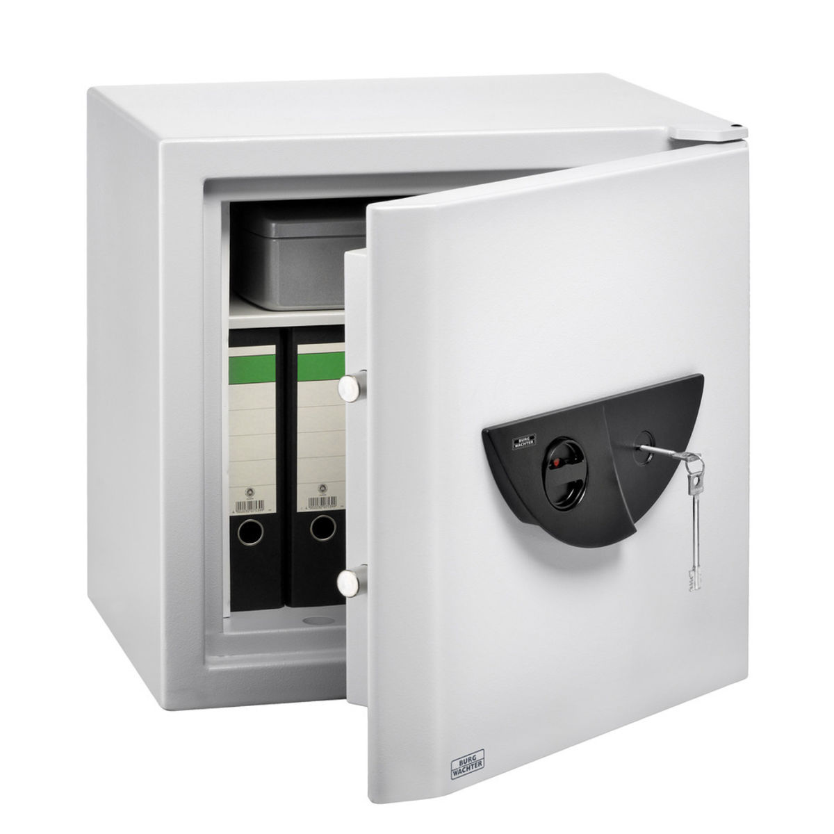 BURG-WÄCHTER Wertschutzschrank OD 821 K 79.6 l, 64.1x62.6x55.5 cm (BxHxT); hellgrau