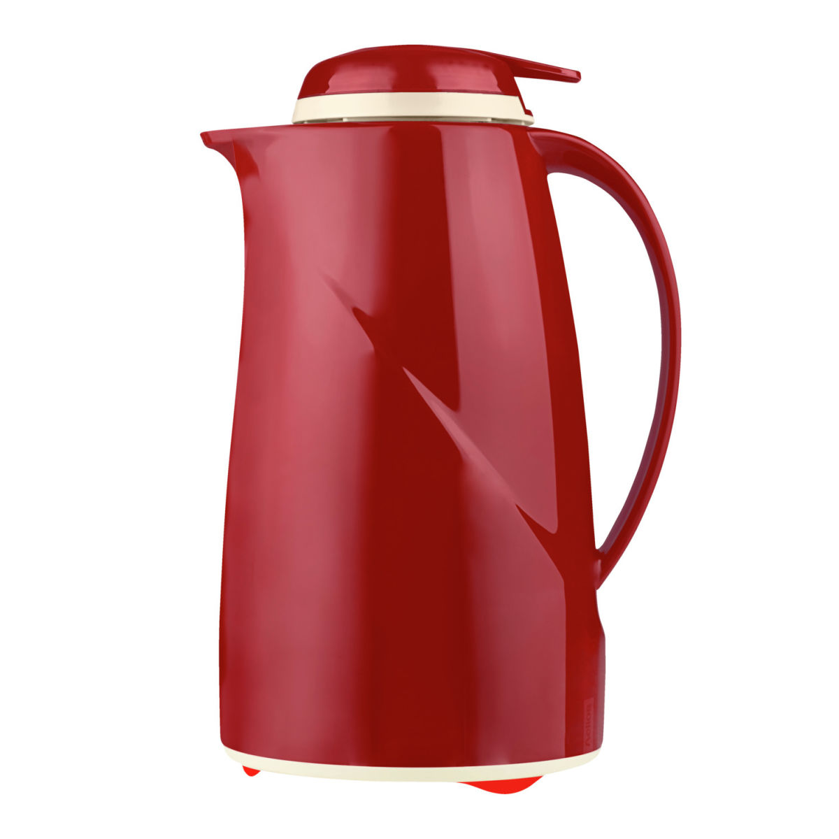 helios Isolierkanne Wave mit DT 1,0 l 1 l, 25.1 cm (H); rot