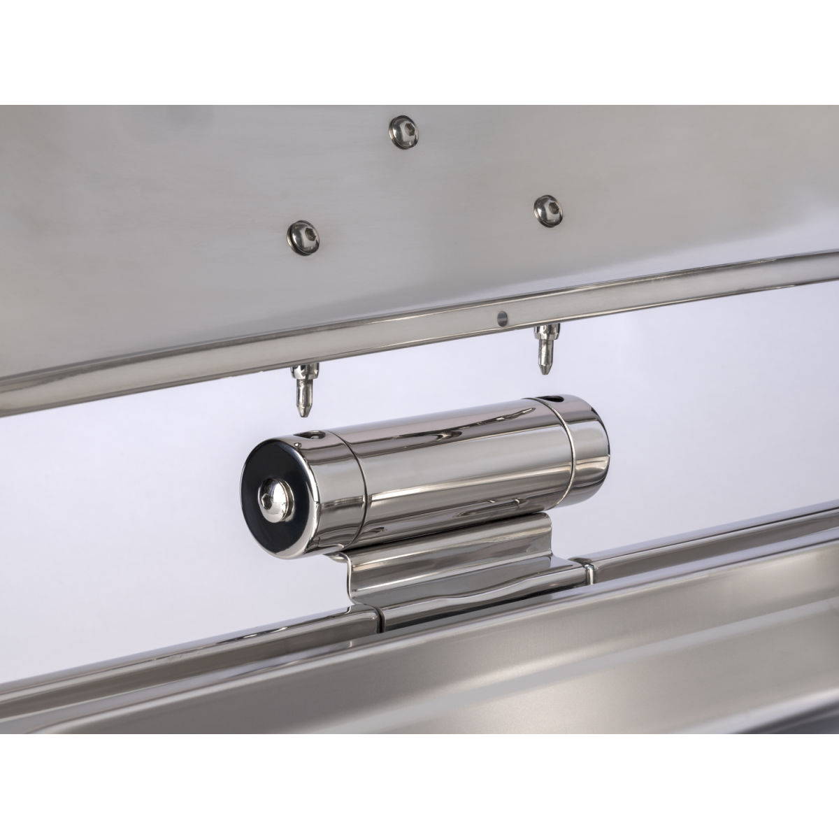 APS Chafing Dish EASY INDUCTION, Edelstahl, eckig GN 1/1, 9 l, 42x60x30 cm (BxTxH); silber; rechteckig