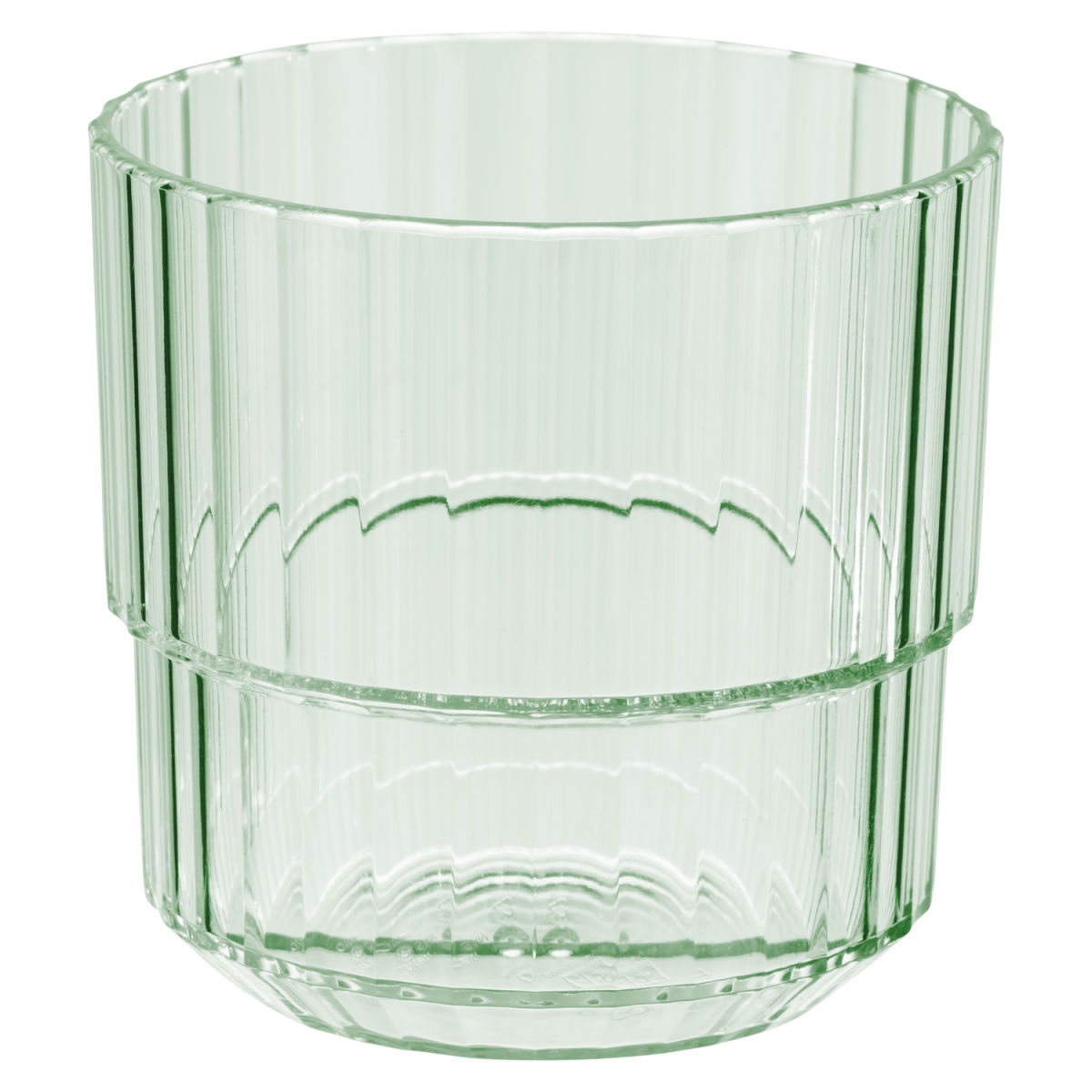 APS Trinkbecher LINEA, Tritan 220 ml, 8.5x8.5x8 cm (LxBxH); grün; 48 Stück / Pack