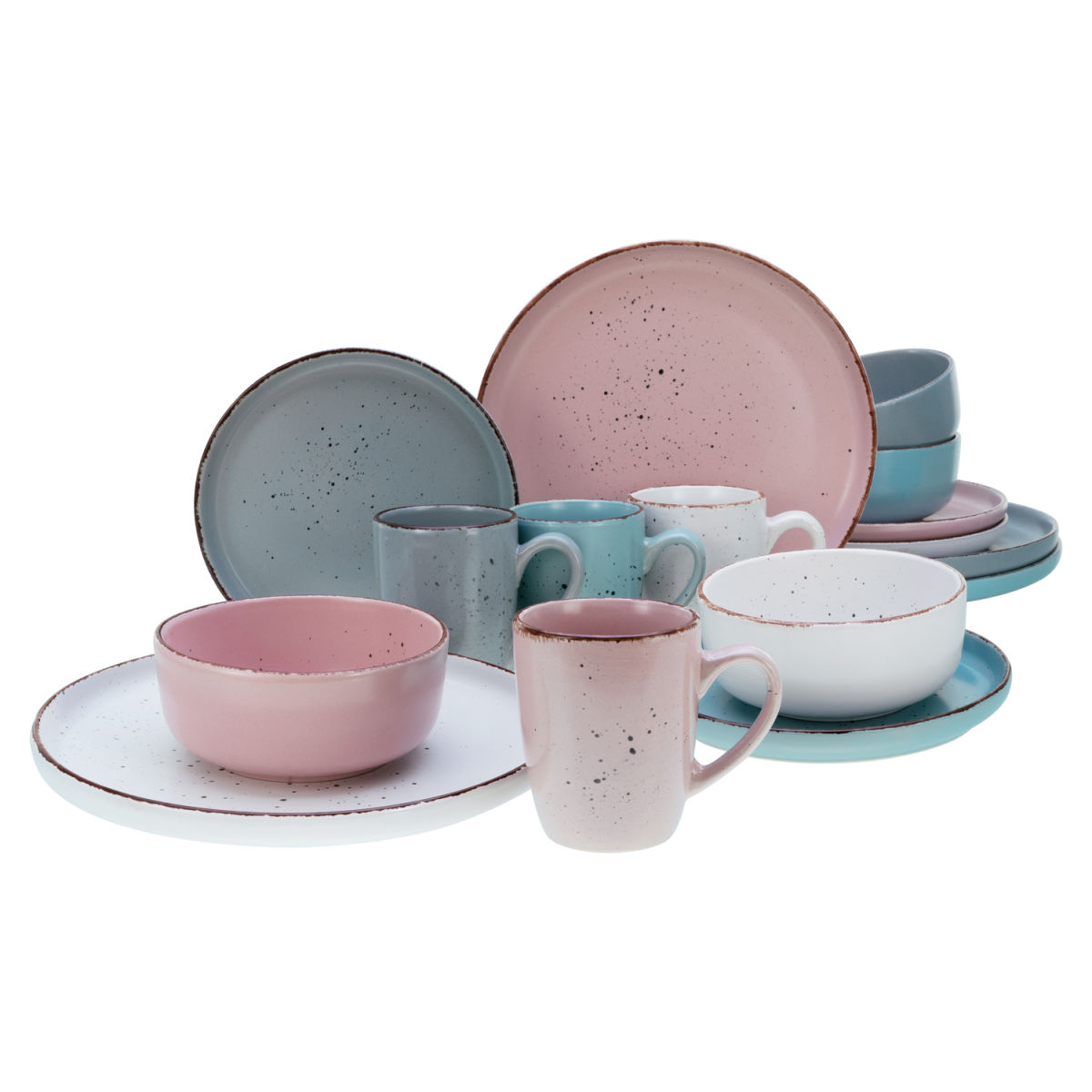 CreaTable Modern Fashion - Kombiservice 16-tlg mehrfarbig
