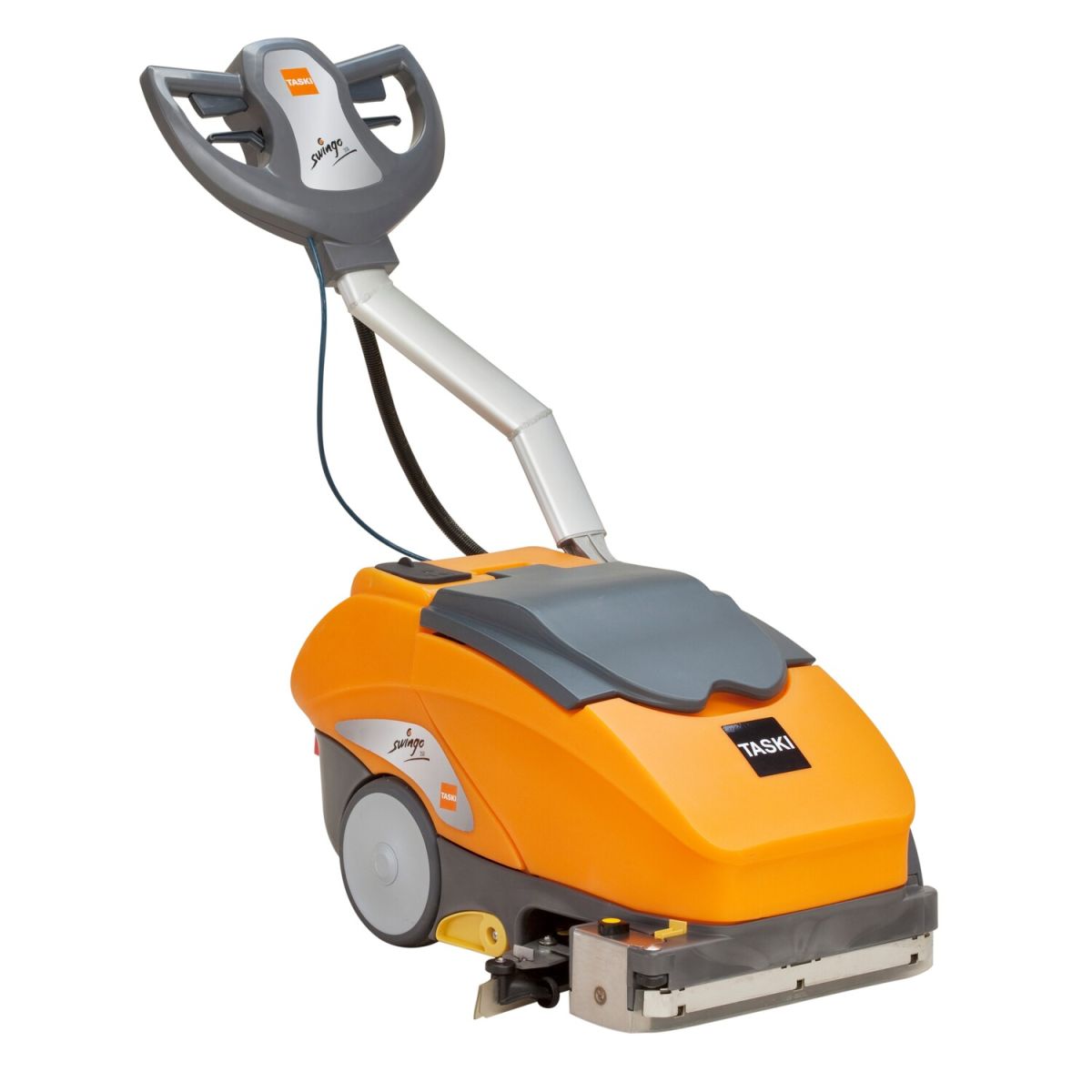Diversey TASKI swingo 350 B BMS Li-Ion, Scheuersaugmaschine, für kleine und überstellte Flächen mit Li-Ion-Technologie. orange/grau