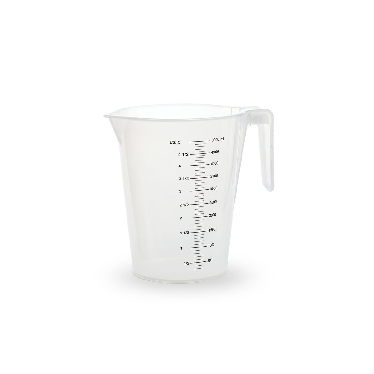 Scaritech Messbecher 5000 ml, 21 cm (Ø); transparent; 10 Stück / Pack