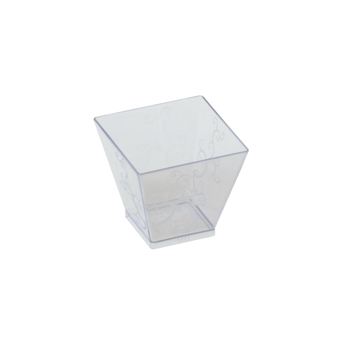 designline Becher KOVA Volute PS 60 ml, 4.5 cm (H); transparent; 300 Stück / Pack
