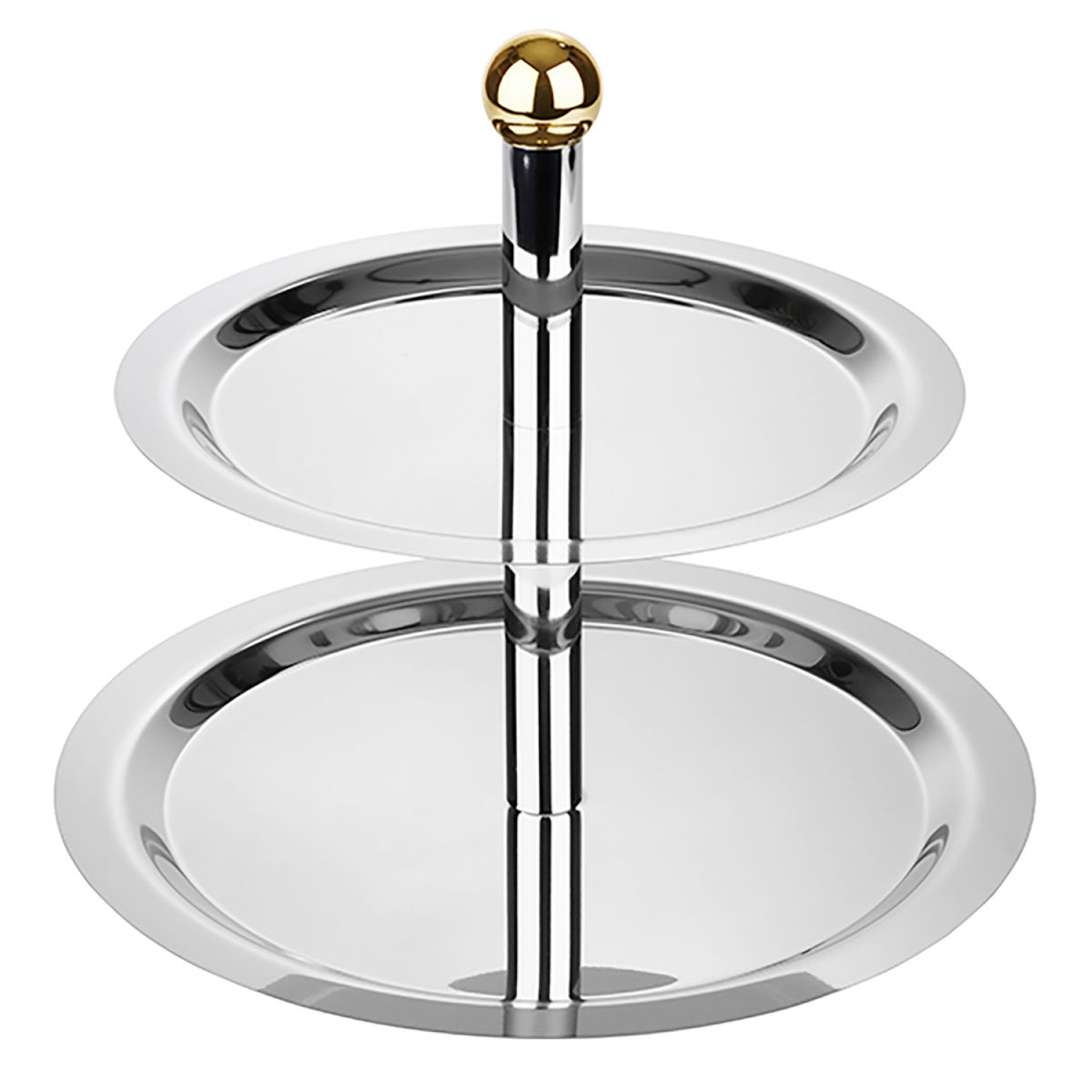 APS Etagère FINESSE; 38x38x30 cm (BxØxH); silber