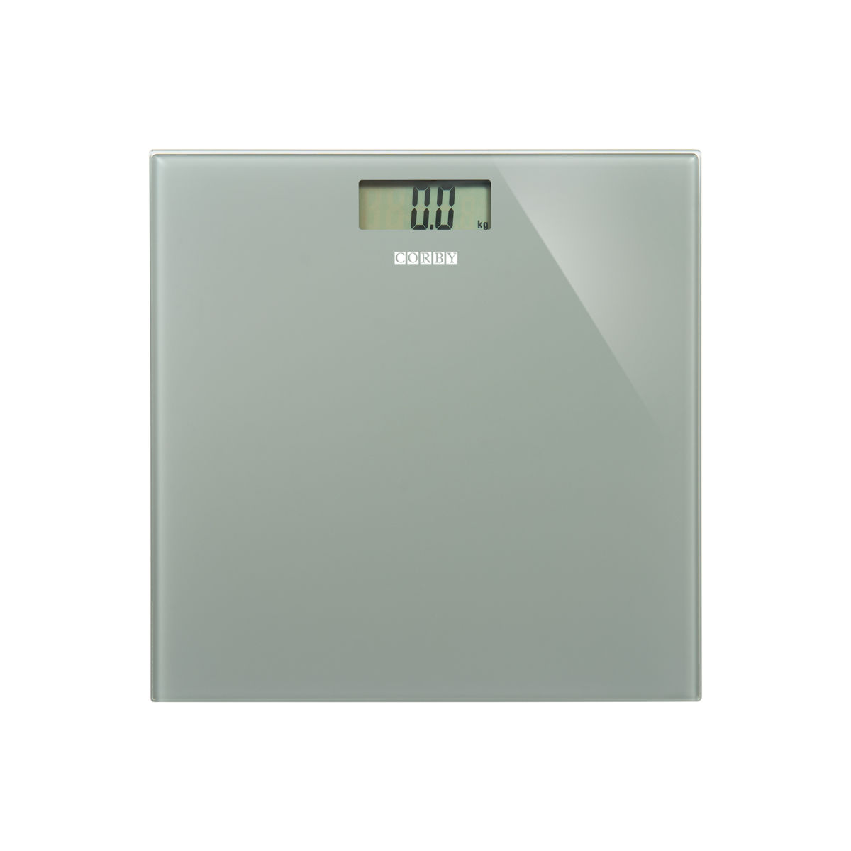 Bilancia pesapersone Helmsley digitale in nero CORBY; 33.2x33.2x1.5x33.2 cm (LxLxHxP); grigio
