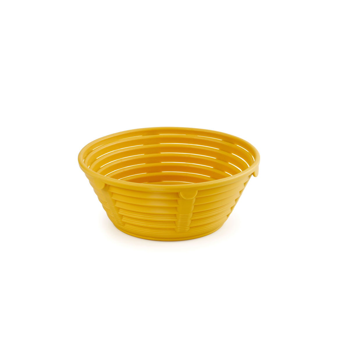 Scaritech Runder Gärkorb aus Kunststoff; 1000 ml; gelb; 5 Stück / Pack