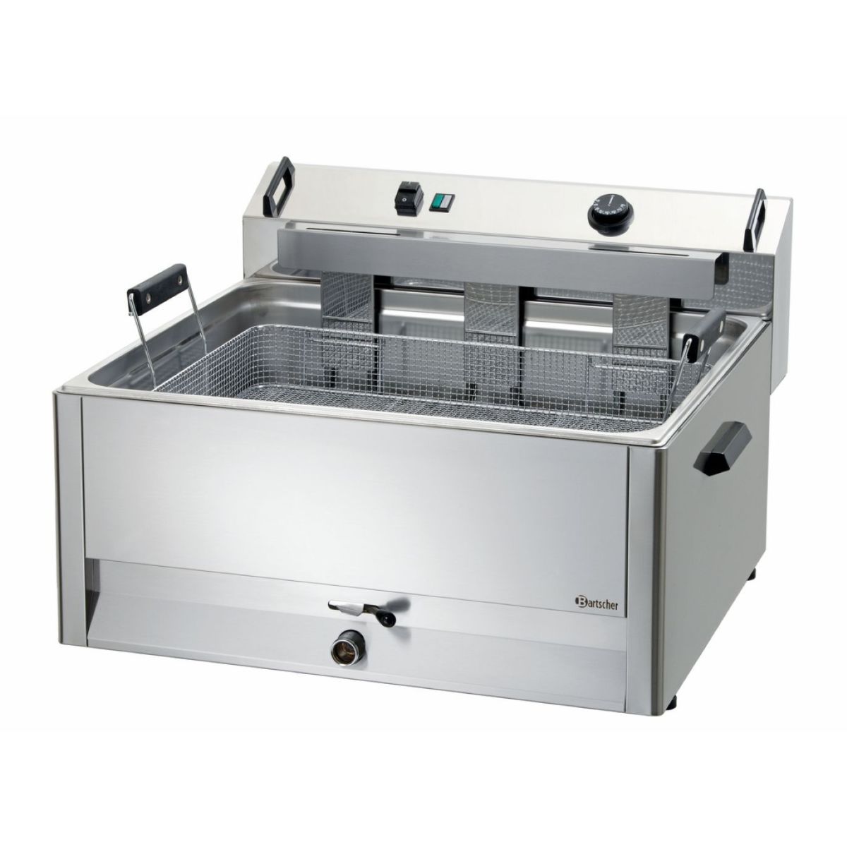 Bartscher Backwarenfritteuse BF 30E 30 l, 66x65x41 cm (BxTxH); silber