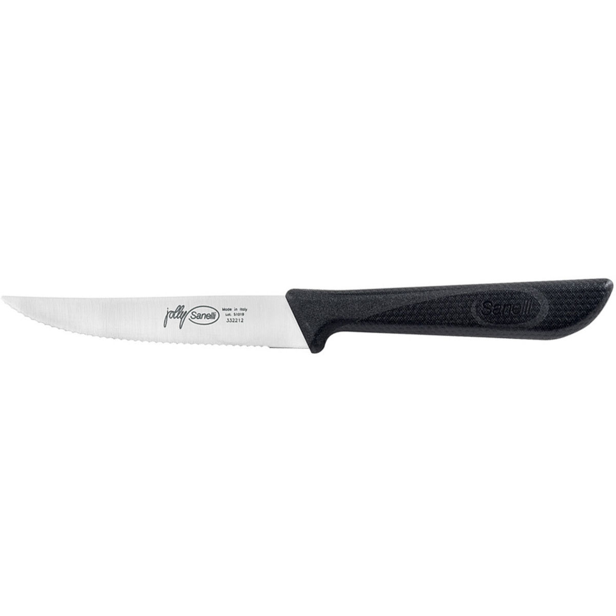 Sanelli Skin Universalmesser, Klingenlänge 120 mm 12 cm (L); schwarz