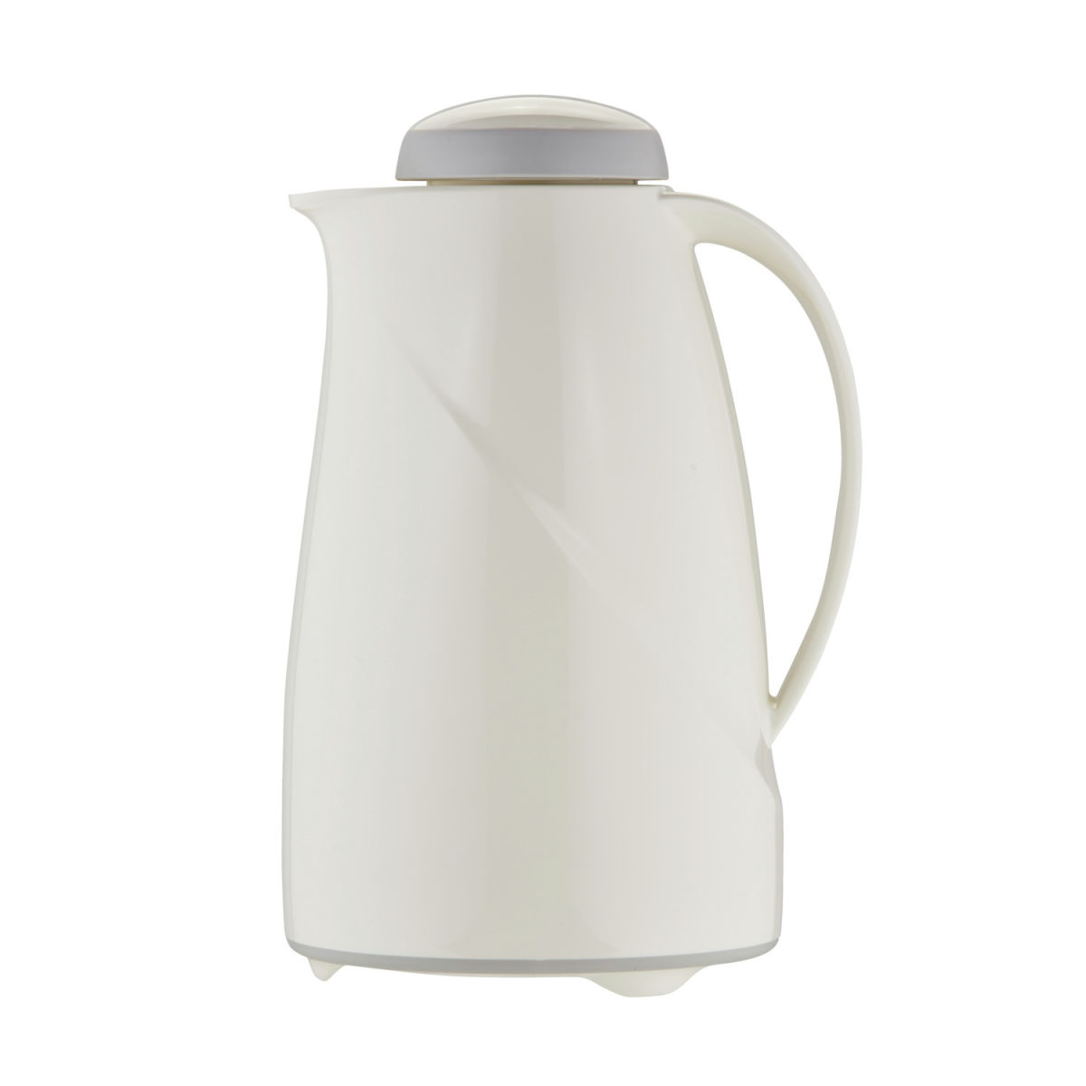 helios Isolierkanne Wave 1.5 l, 15.5x27.9 cm (ØxH); weiß; rund