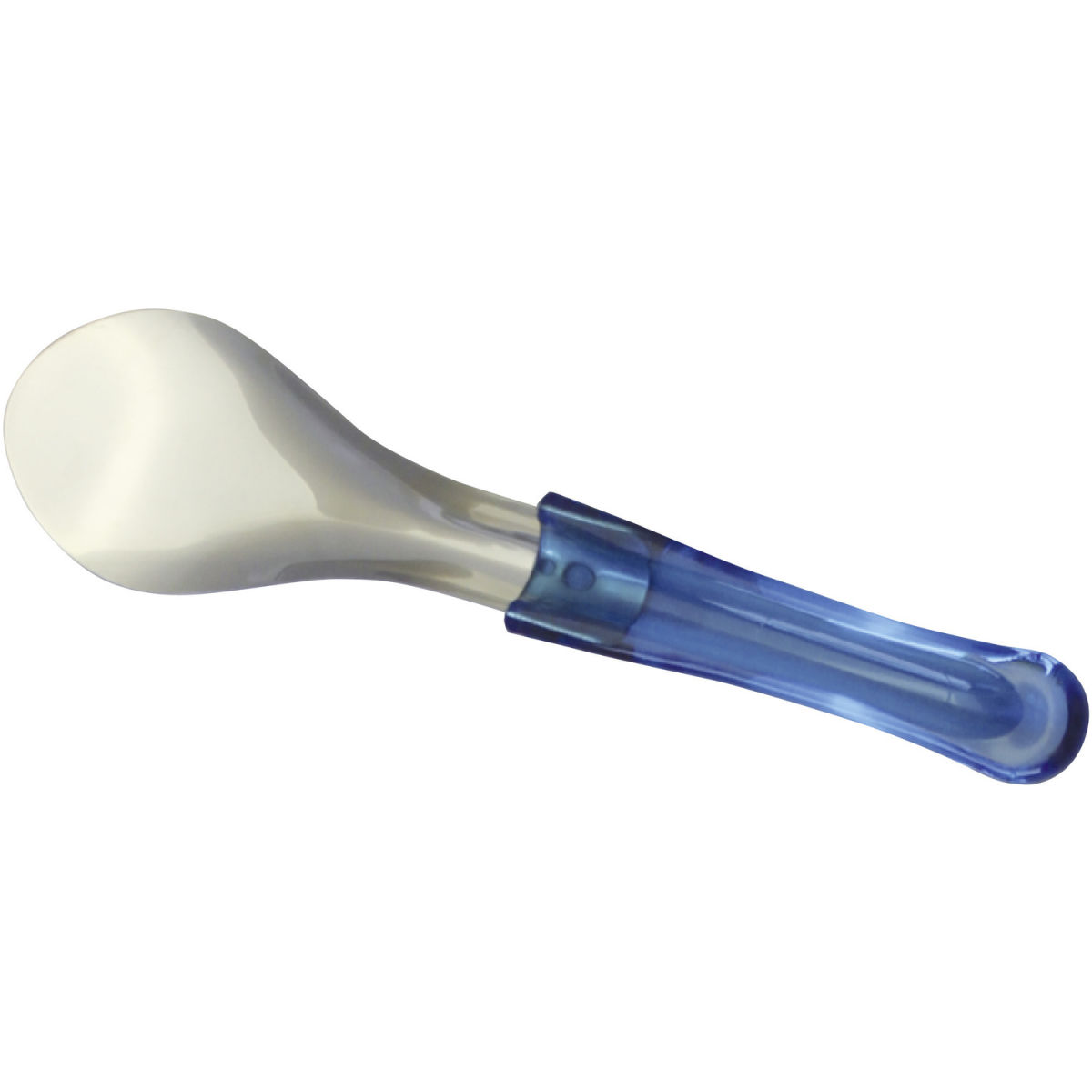 Schneider Eisspachtel mit Griff farbig transparent 26 cm (L); blau