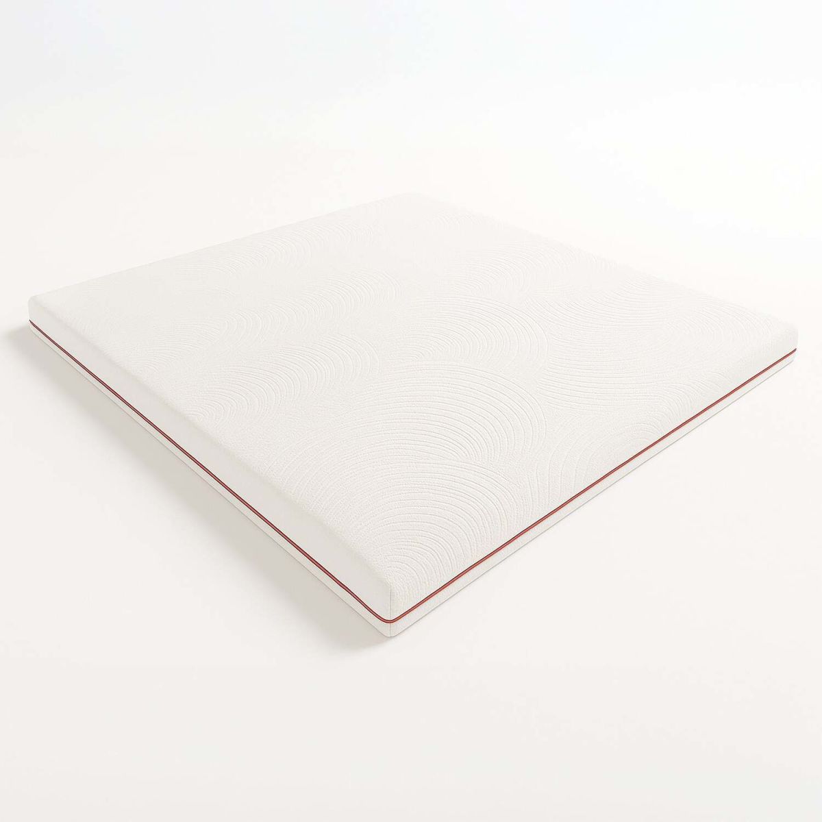 The White Stone Topper Aladino Doppelbett Memory Foam 9 Zonen 90x200 cm (BxL); weiß