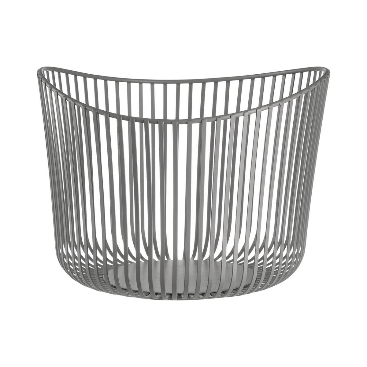 blomus Aufbewahrungskorb -MODO- 31.5x31.5x31.5x23 cm (LxBxØxH); grau