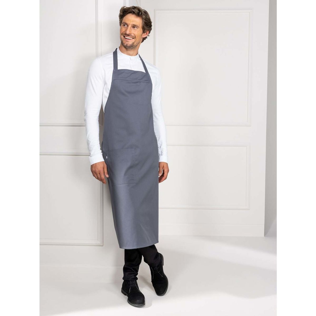 Le Nouveau Chef Kookschort Peter ; 100x110 cm (LxB); grijs