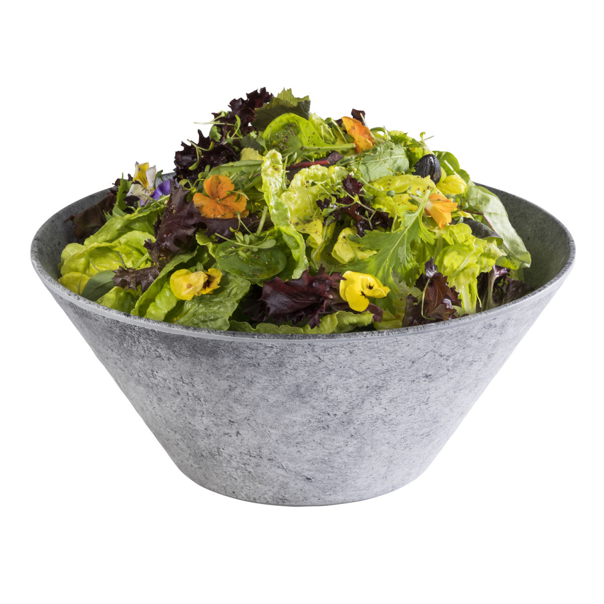 APS Schale CONCRA, Melamin, rund, groß 3000 ml, 28x28x28x12 cm (LxBxØxH); grau; rund