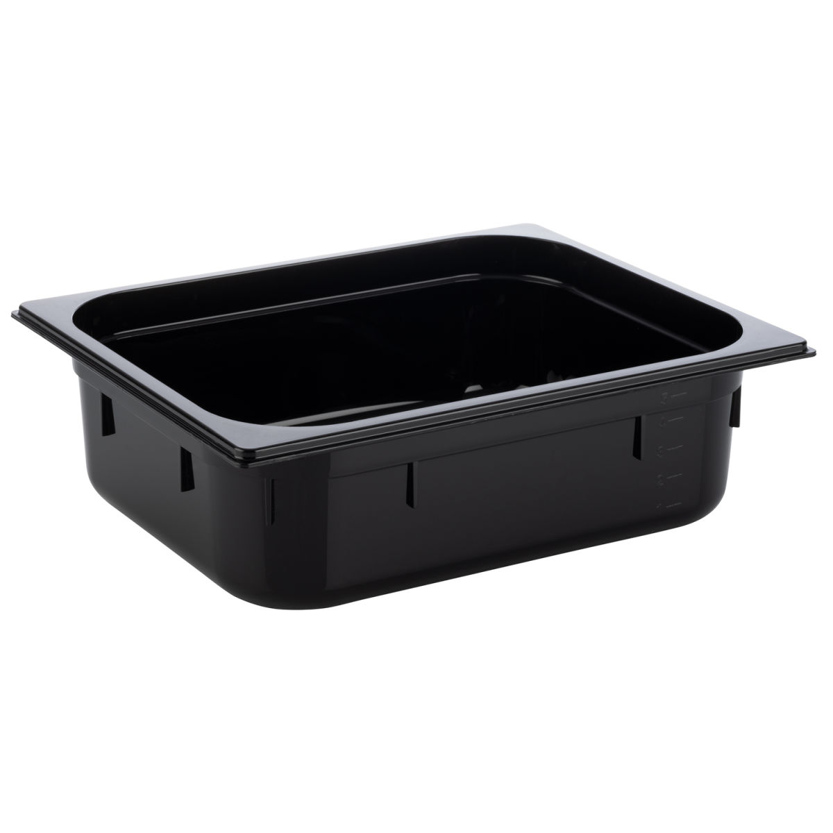 APS GN 1/2 Behälter, Polycarbonat GN 1/2, 5.9 l, 32.5x26.5x10 cm (LxBxT); schwarz