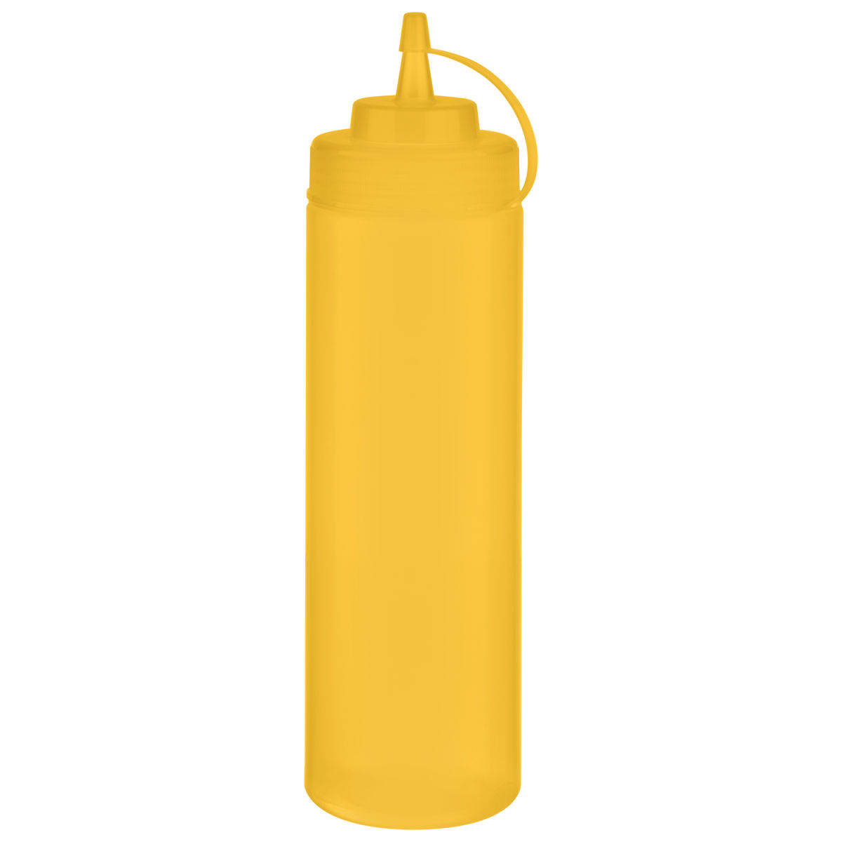 APS Quetschflasche, 6er-Set, Polyethylen; 760 ml, 7x7x26.5 cm (LxBxH); gelb