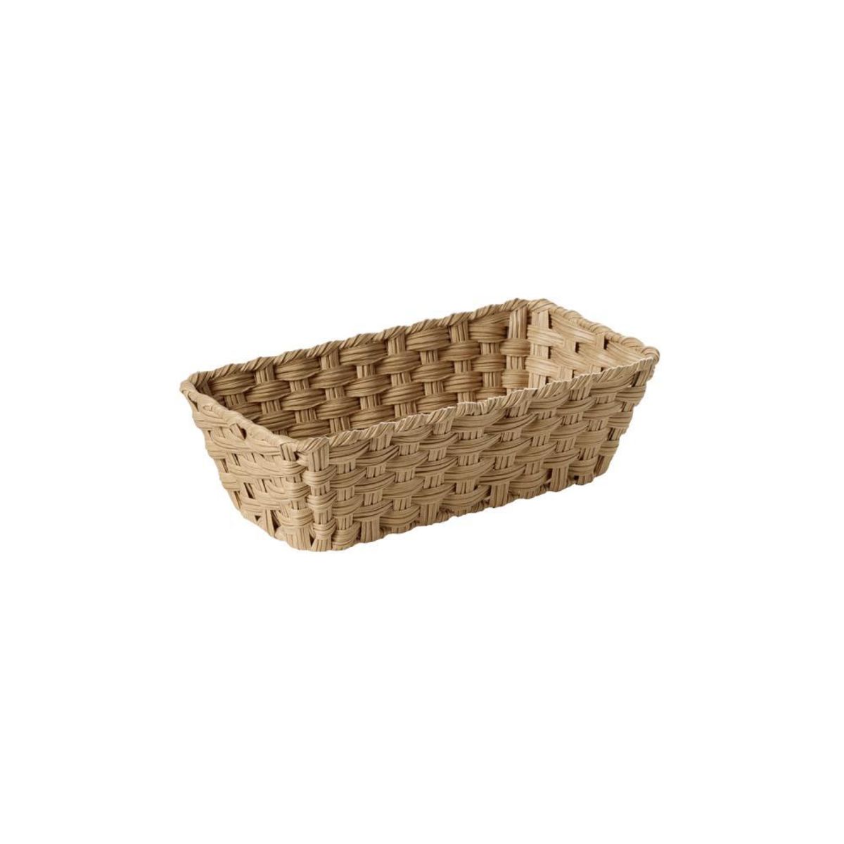 APS GN Korb -TWIRL-; 32.5x17.6x10 cm (LxBxH); braun