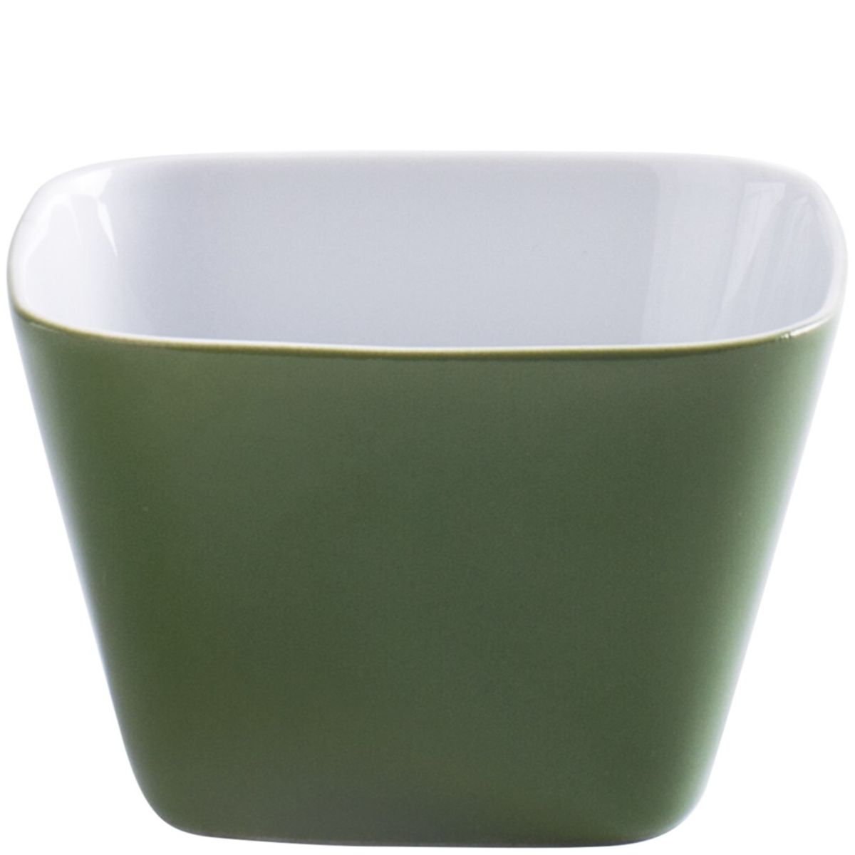 Kahla kleine Schale Pronto Colore eckig 230 ml, 8.7x8.7x5.7 cm (LxBxH); grün; quadratisch