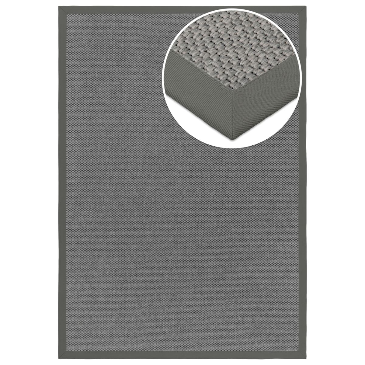 Grundstoff In- & Outdoor Teppich Cordoba 230x160 cm (LxB); grau