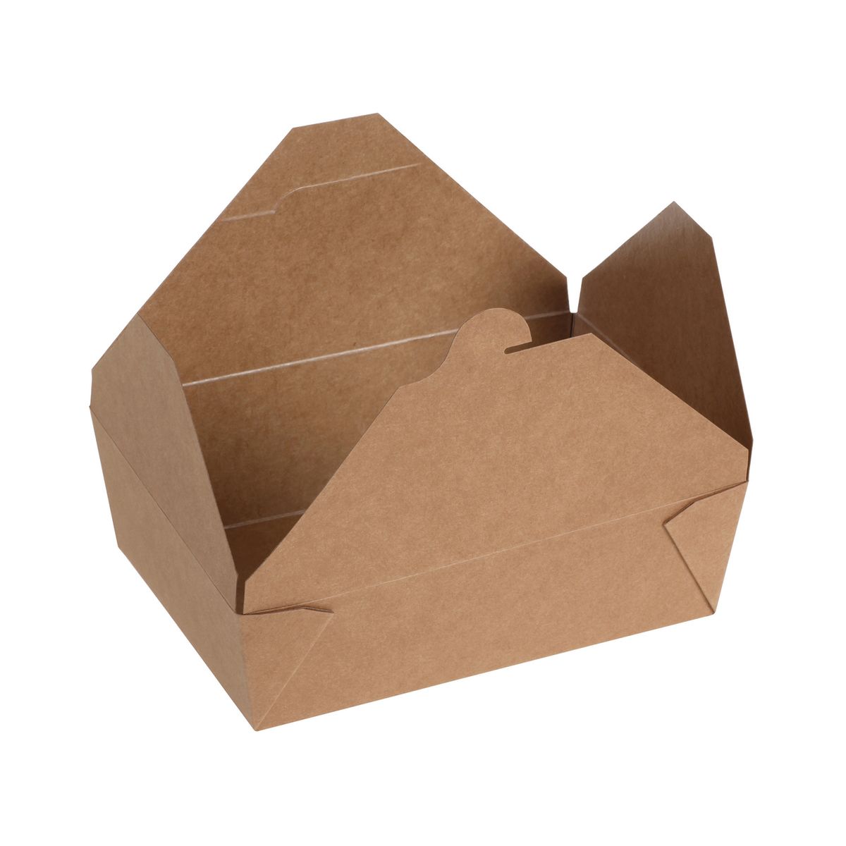 naturesse Box Kraft/PLA 1800 ml, 14x15.5x6.5 cm (LxBxH); braun; 200 Stück / Pack
