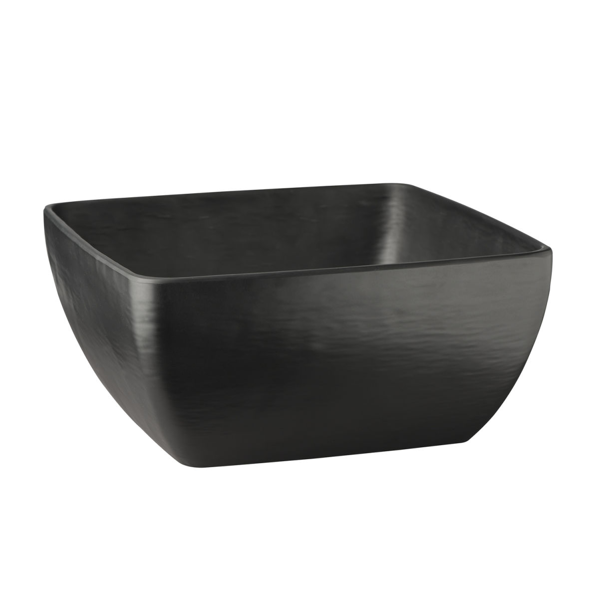 APS Schale SLATE, Melamin 3800 ml, 25x25x12 cm (LxBxH); schwarz; rechteckig