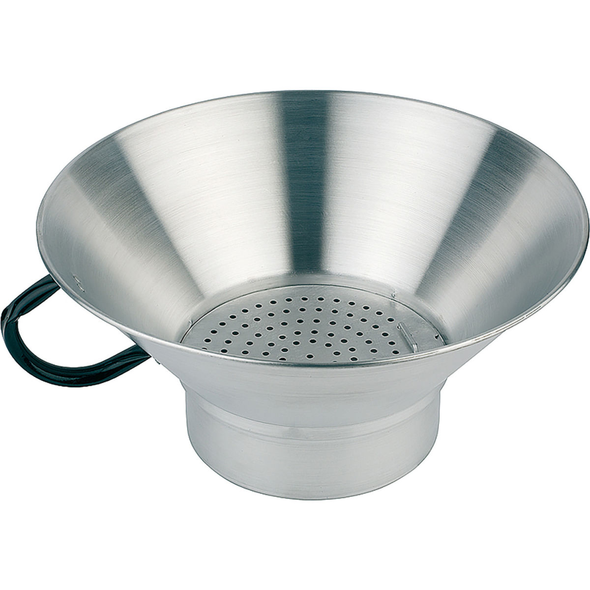 APS Pommes-Frites-Seiher, Aluminium, herausnehmbarer Locheinsatz 39x43.5x39.5x19 cm (ØxLxBxH); silber; rund
