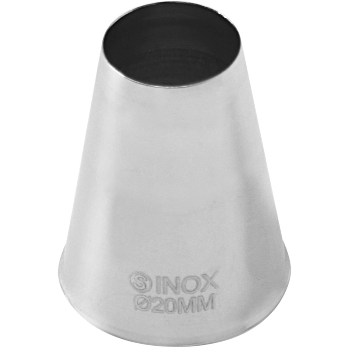 Beccuccio sac a poche forato Schneider; 2 cm (Ø); acciaio inox