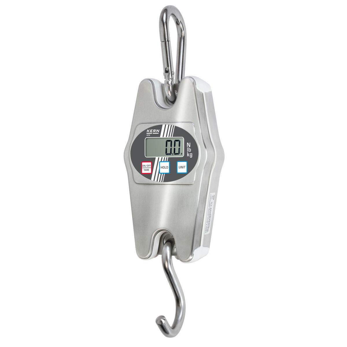 KERN Hängewaage KERN HCN 50K100IP max. 50 kg 9.6x4.8x17.9 cm (LxBxH); weiß