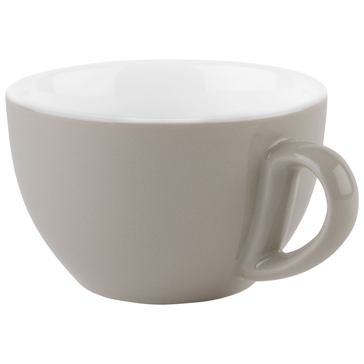 APS Cappuccinotasse SNUG, Porzellan 300 ml, 10.5x10.5x6.5 cm (LxBxH); taupe; 6 Stück / Pack