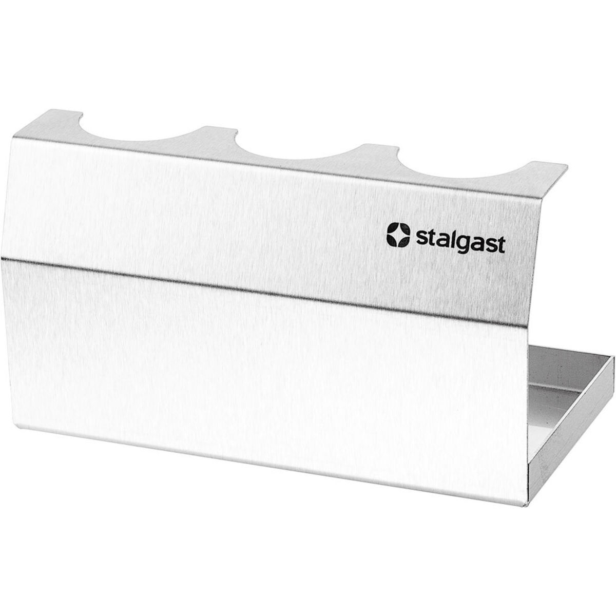 Porta hot dog, per tre hot dog Stalgast; 21.7x11.8x11 cm (LxHxP); argento