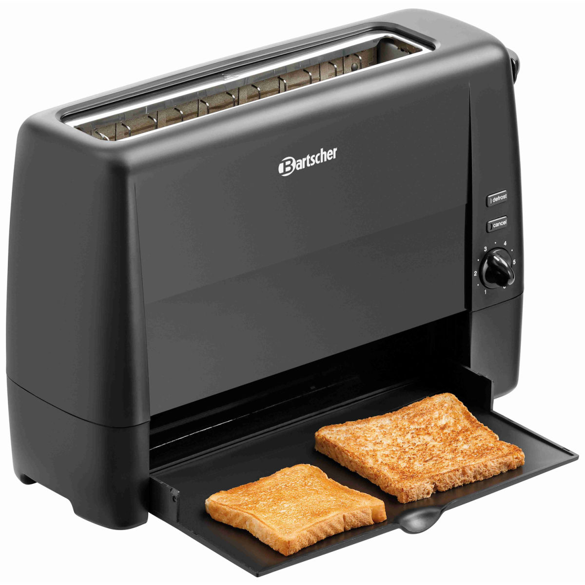 Bartscher Toaster TS20Sli 100282, schwarz, 1300 Watt 4015613680262 Bartscher