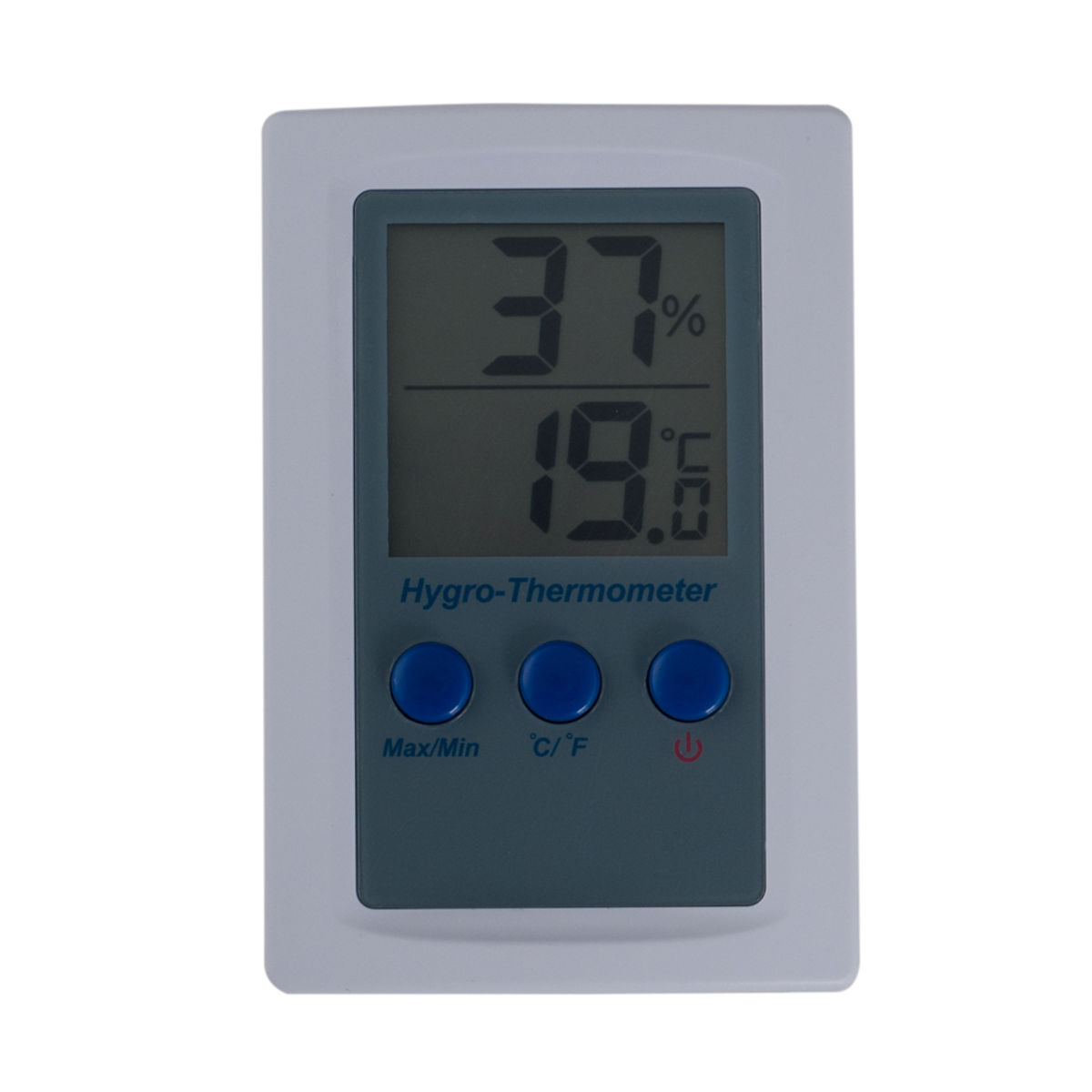 Stalgast Hygro-Thermometer, Temperaturbereich 0 °C bis 50 °C weiß/blau