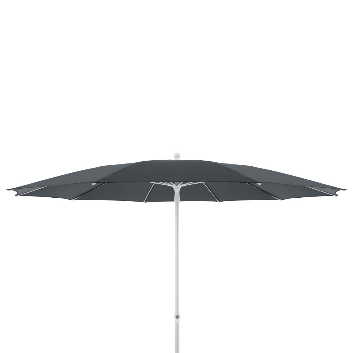 Doppler Gastro Sonnenschirm Fiberglas; 300x265 cm (ØxH); anthrazit
