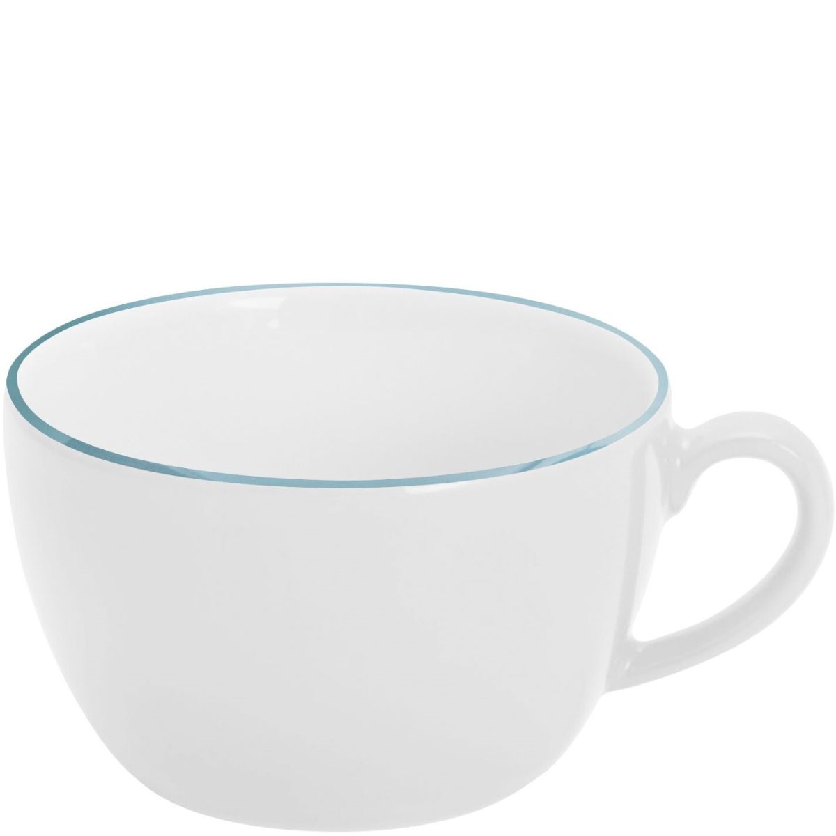 Kahla Cappuccino-Obertasse Pronto Line 250 ml, 9.5x5.9 cm (ØxH); türkis; rund; 6 Stück / Pack