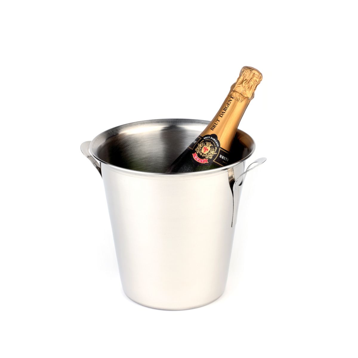 APS Weinkühler/Sektkühler, Edelstahl 3.5 l, 22x22x21x21 cm (LxBxØxH); silber