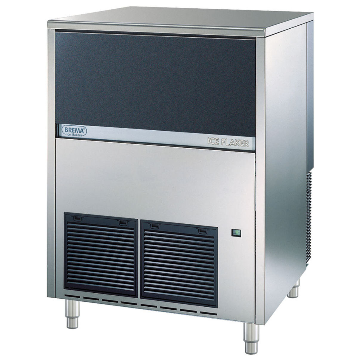 Brema Eisflockenbereiter luftgekühlt, 153 kg/24h 73.8x103x69 cm (BxHxT); silber