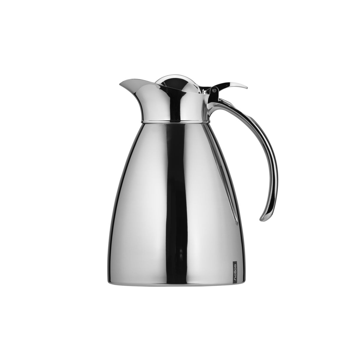 helios Edelstahl-Isolierkanne mit Klappdeckel 1 l, 18.7 cm (H); silber