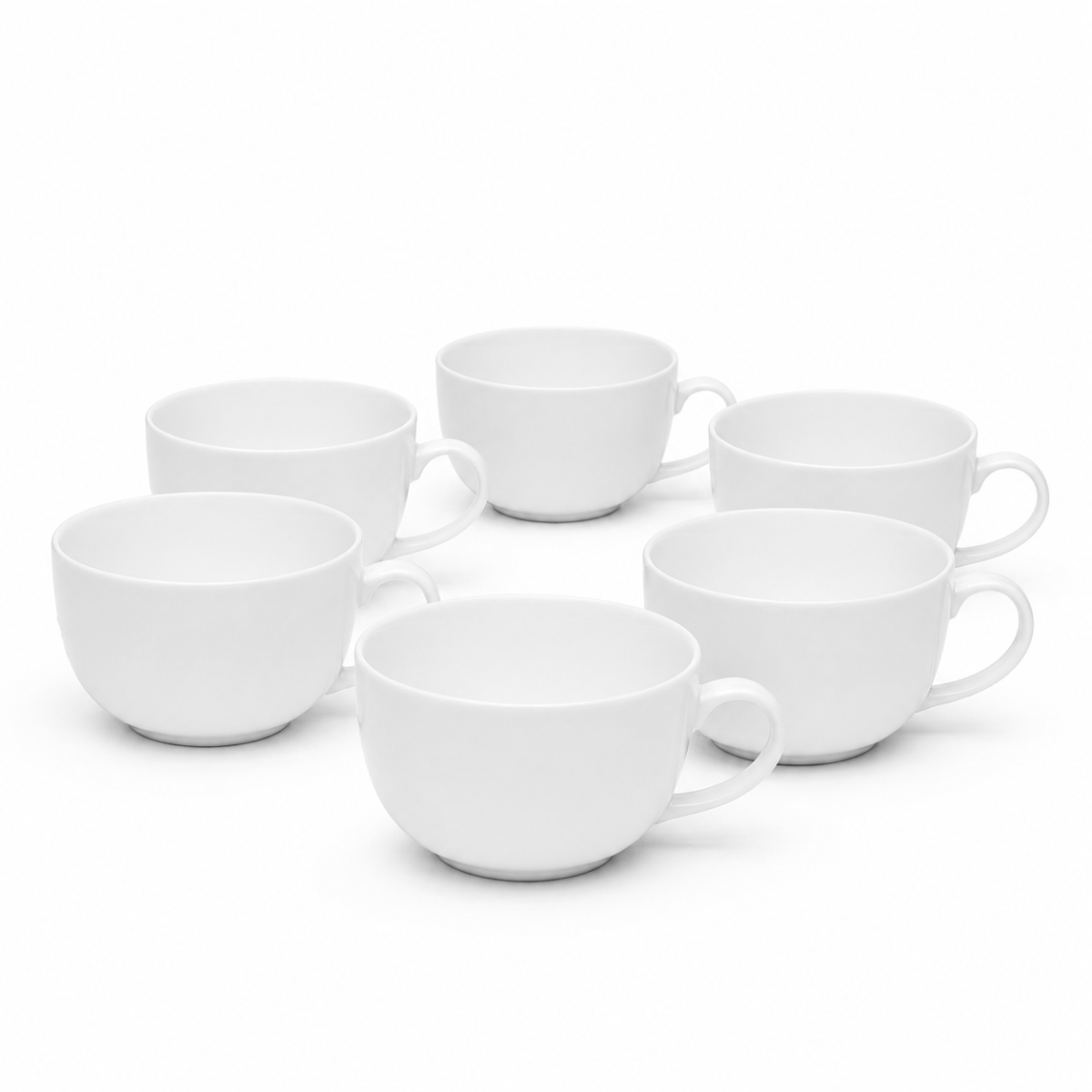 van Well Jumbo-Obertasse 450 ml New York; 450 ml, 11.3x6.8 cm (ØxH); weiß; rund; 6 Stück / Pack