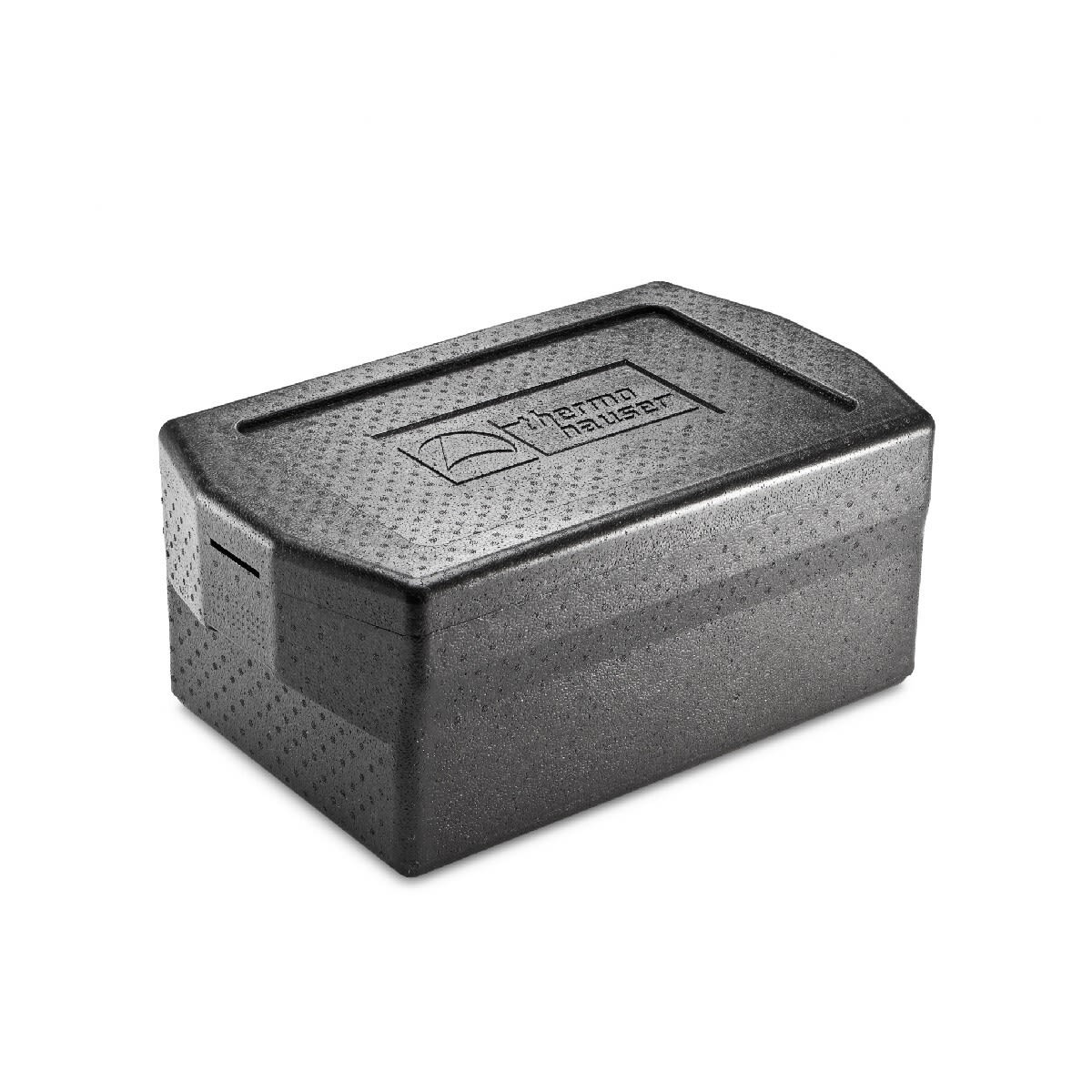 thermohauser thermohauser EPP-Thermobox GN 1/1 Comfort mit Deckel, 67 x 40 x 30 cm - mit handlichen Griffmulden GN 1/1, 38 l, 67x40x30 cm (LxBxH); schwarz