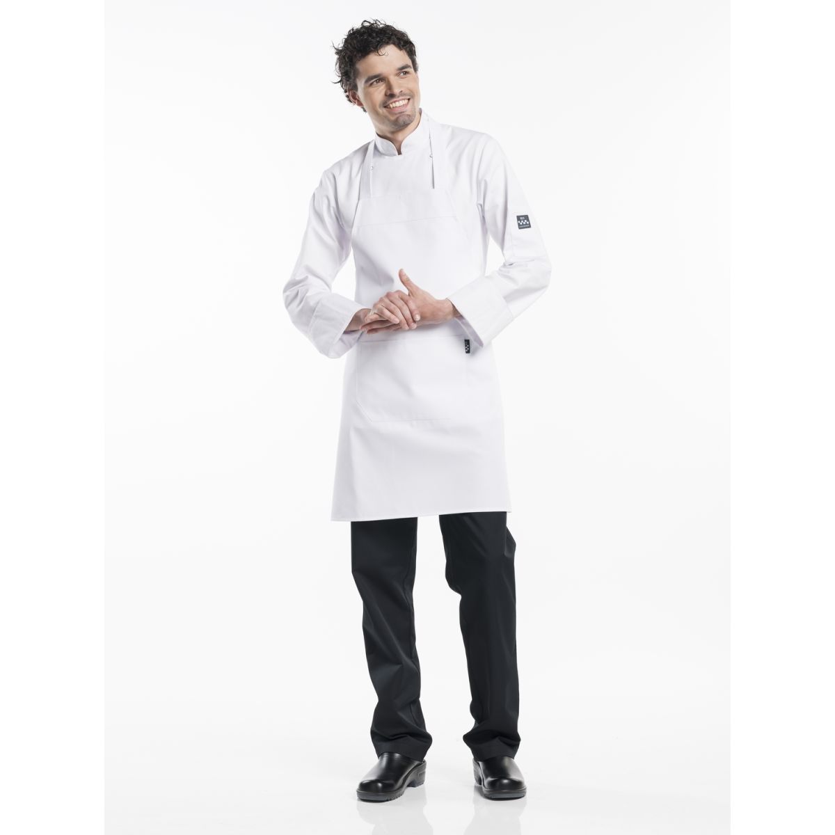 Chaud Devant Latzschürze White W75 – L100 100x75 cm (LxB); weiß