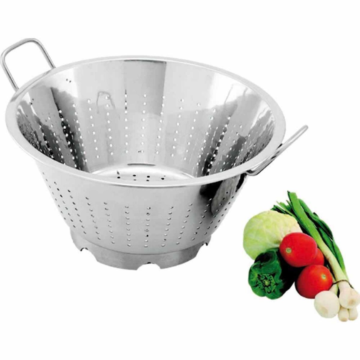 Stalgast Gemüseseiher konisch, poliert 40x22 cm (ØxH); silber