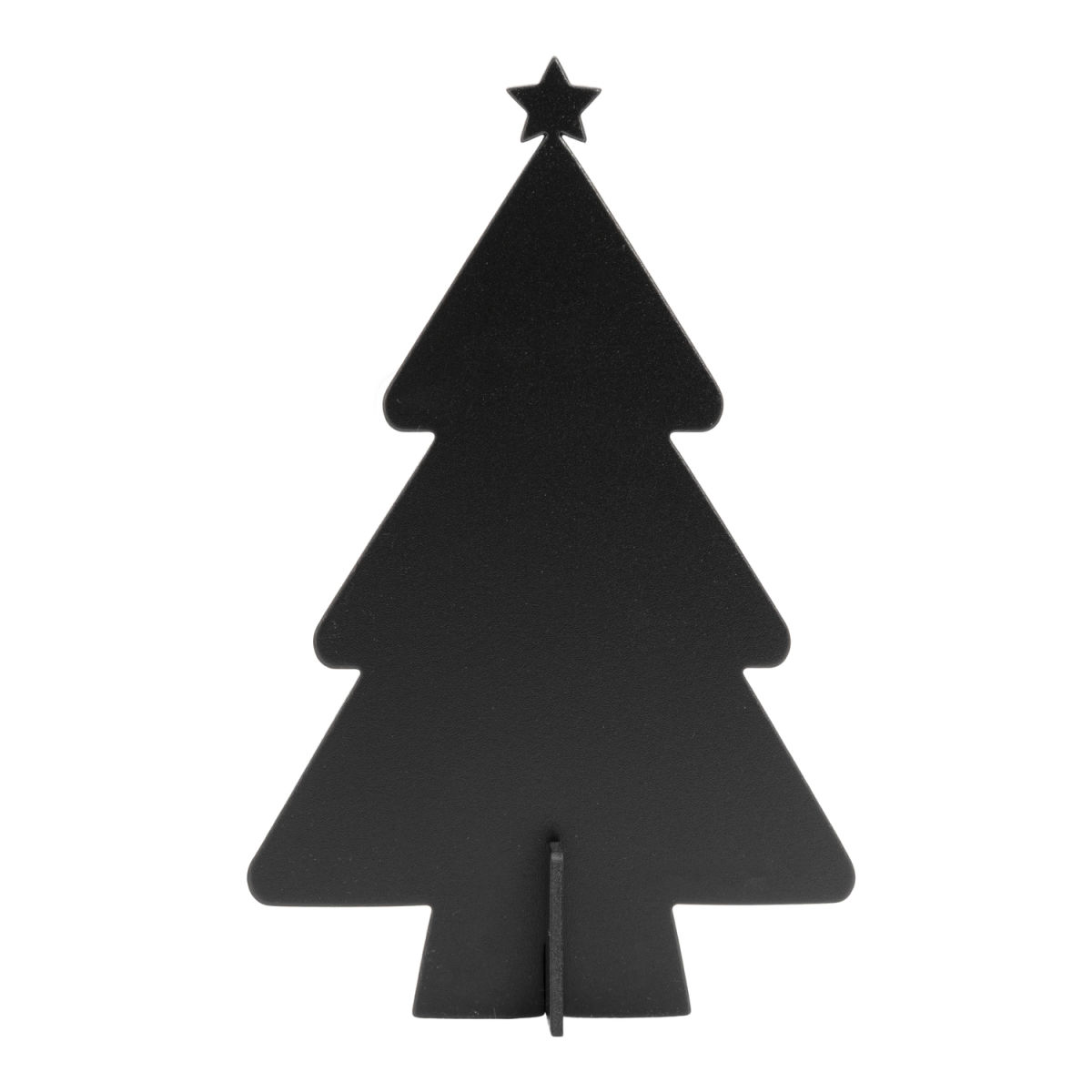 Lavagna Decorativa 3D - Silhouette Albero di Natale - Pennarello a gesso incluso Securit; 13.5x22 cm (LxH); nero