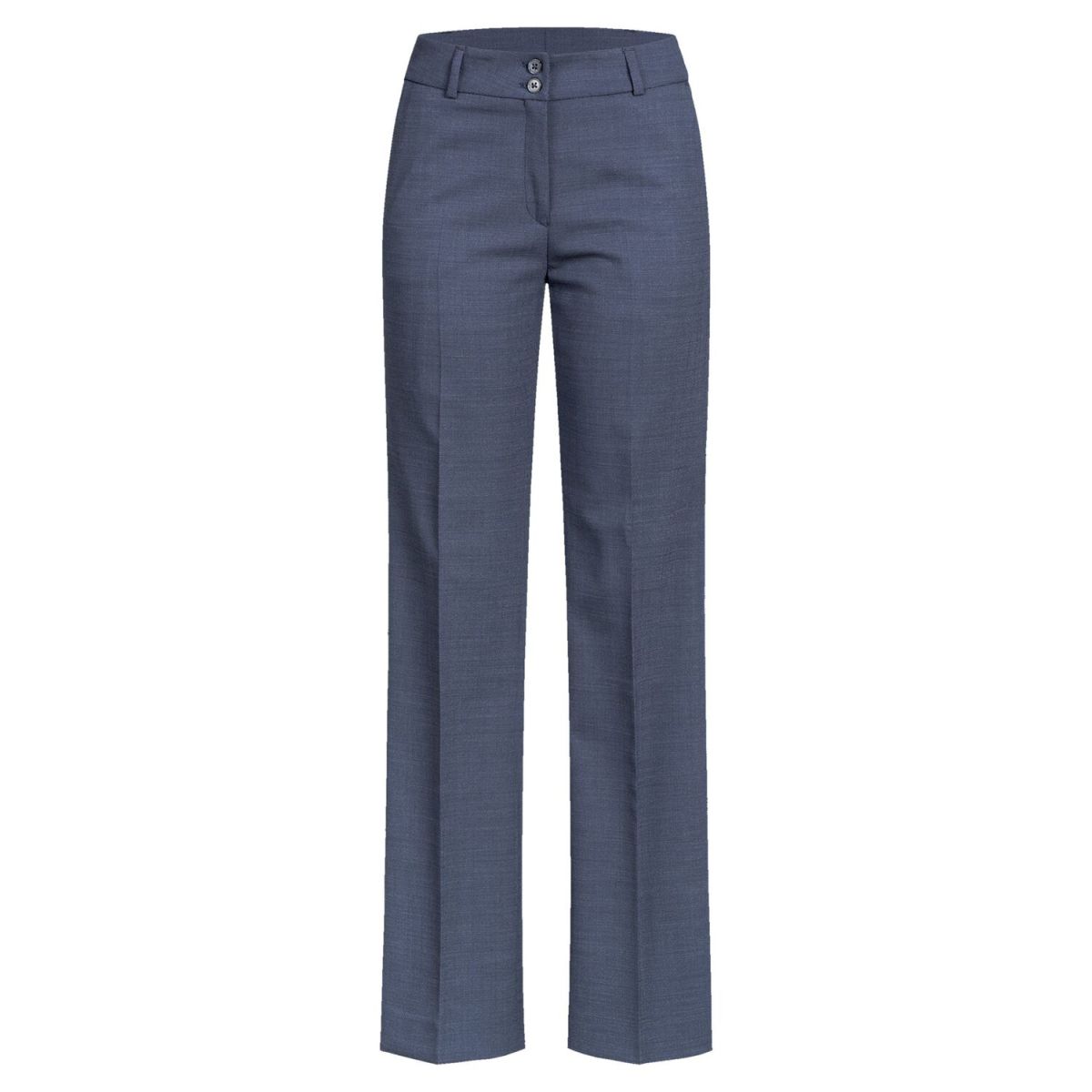 GREIFF Damen-Hose RF Modern 37.5 mittlere Leibhöhe Kleidergröße 52; blau, Paspelierung blau
