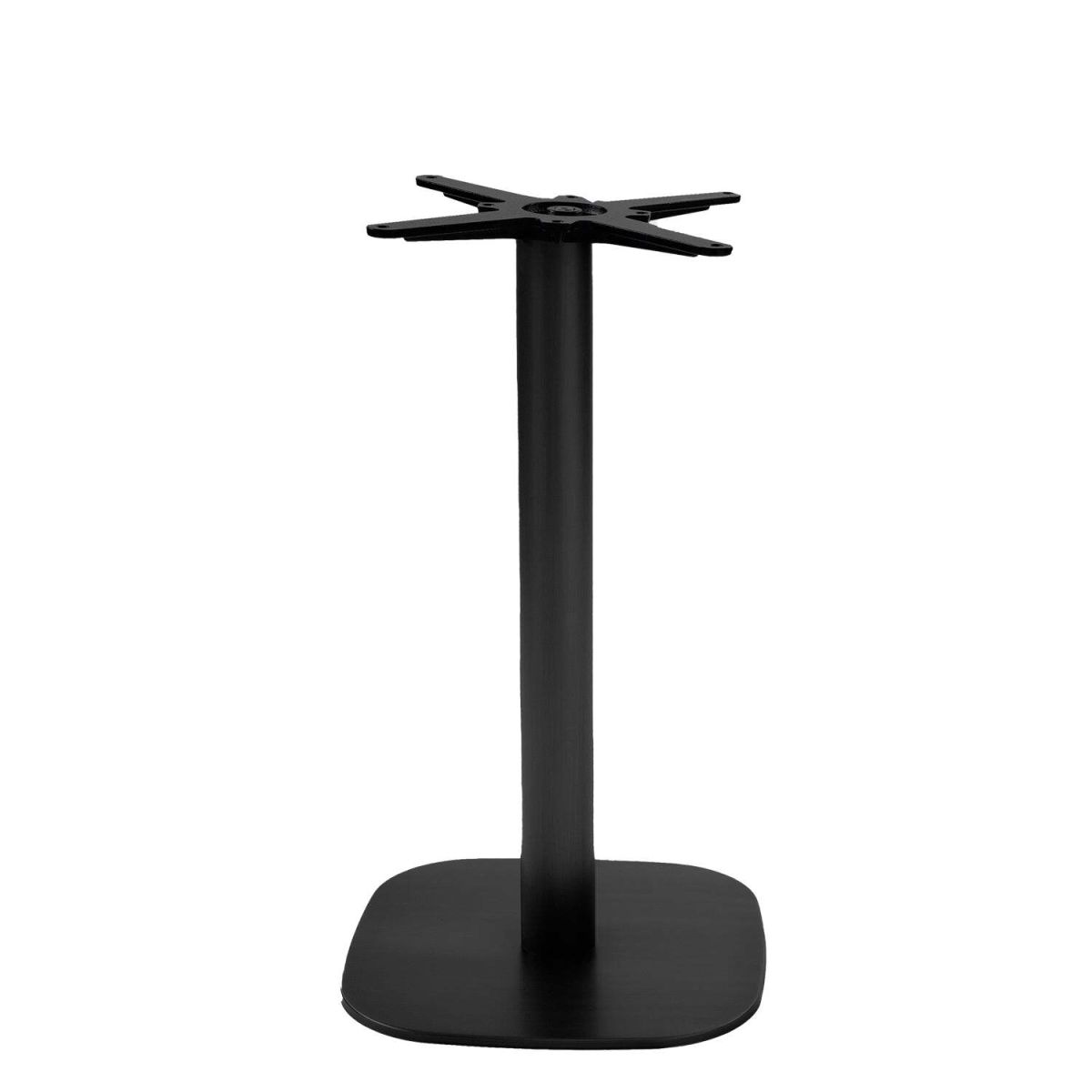 Base tavolo alto modello Round RestooTab; 42x42x90 cm (LxLxH); nero
