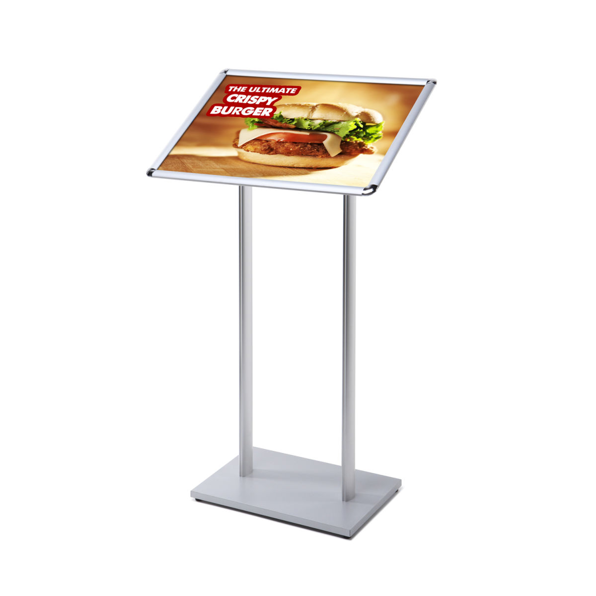 Foya Menuboard Rondo A2 25mm 62.5x110 cm (BxH); silber