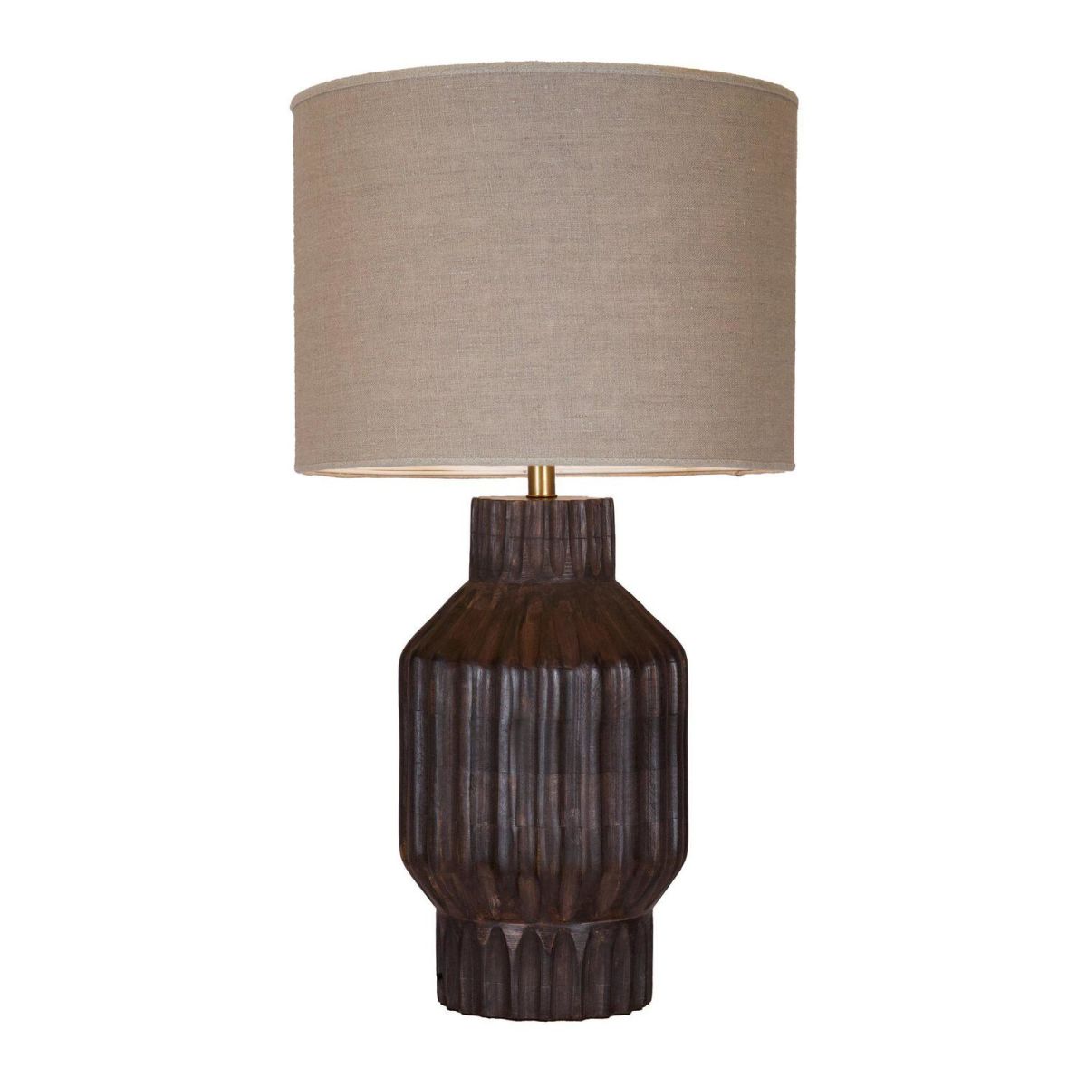 Lampada da tavolo Turi PR Home; 64x35x64 cm (LxLxH); marrone
