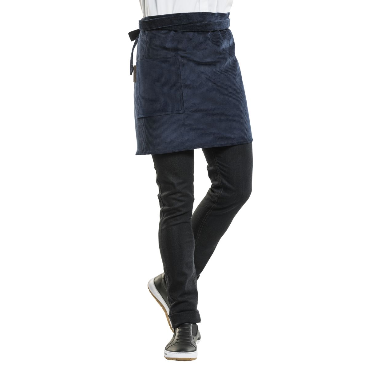 Chaud Devant Bistroschürze Blue Velvet W80–L45 45x80 cm (LxB); dunkelblau